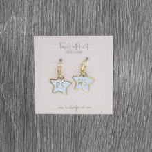 Load image into Gallery viewer, Twill & Print Glitter Star Stitch Markers