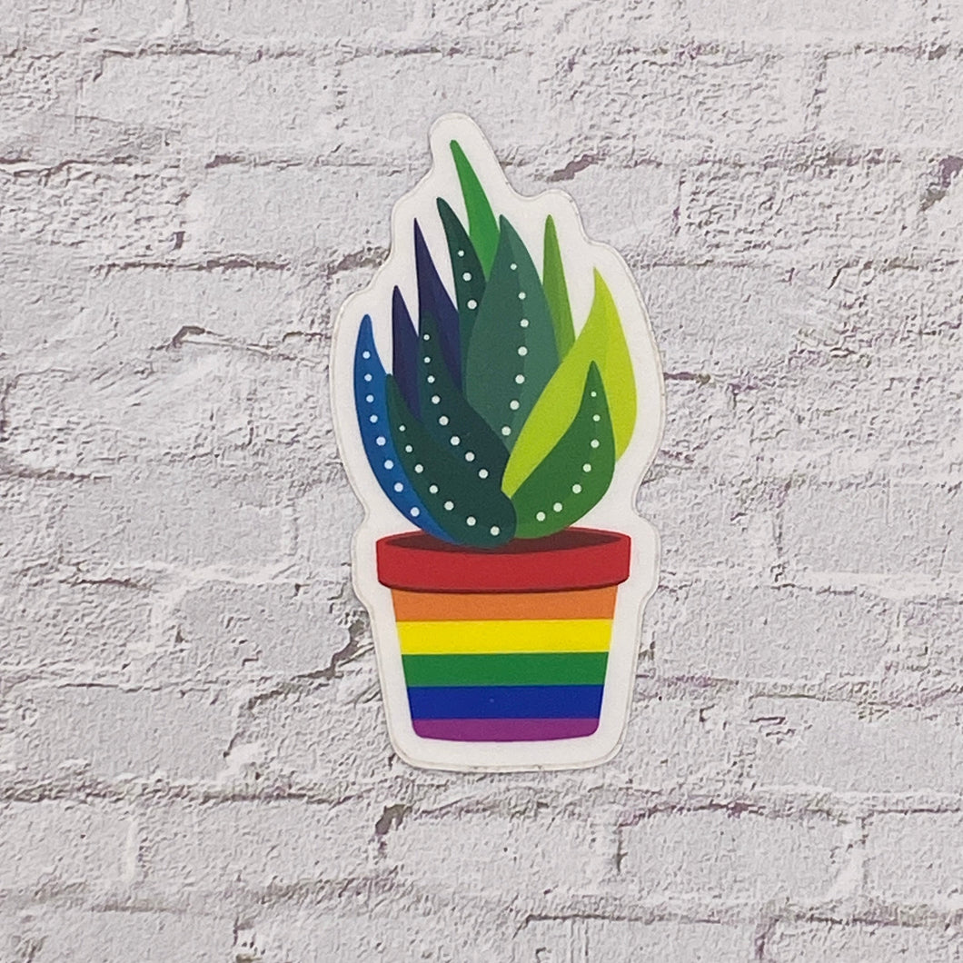 Pride Cactus Sticker