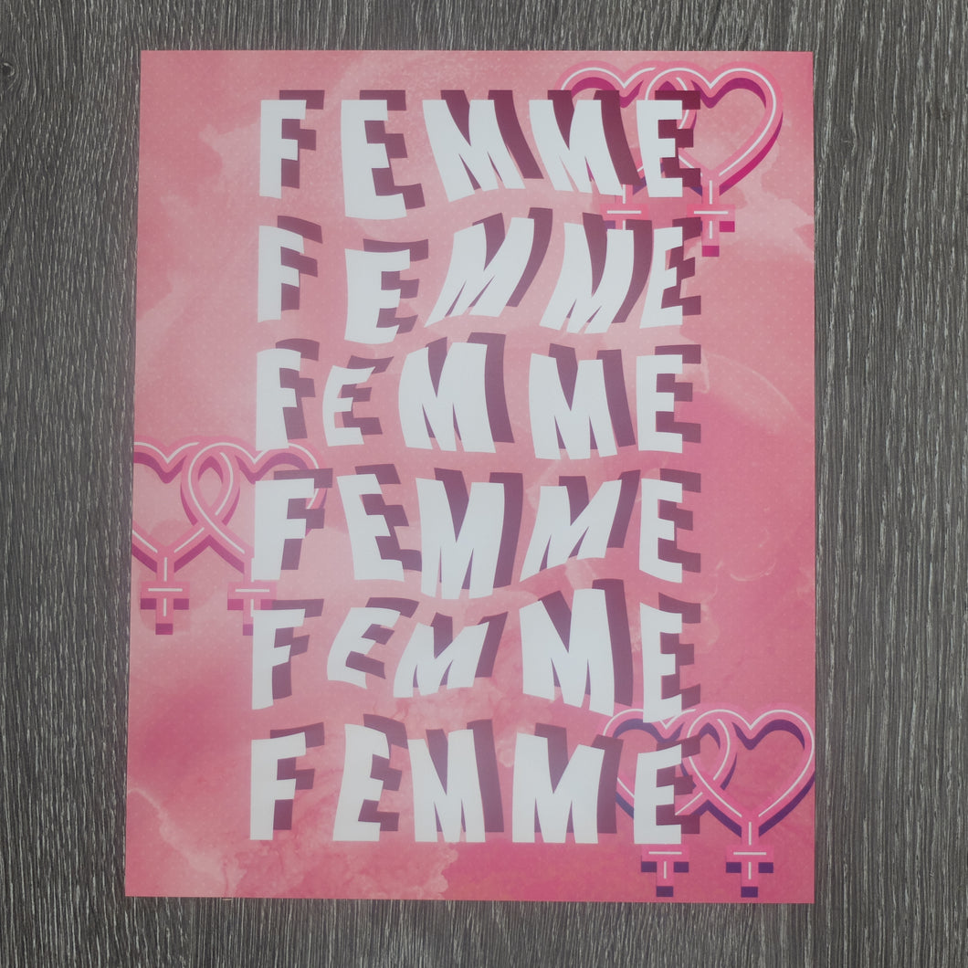 Femme Print by Rooks Design