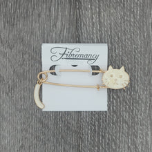 Load image into Gallery viewer, Fibremancy Cat Shawl Pins
