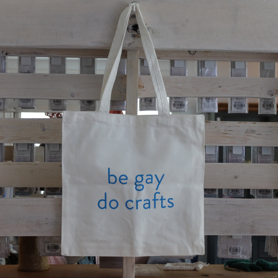 Bistitchual Be Gay Do Crafts Tote Bag