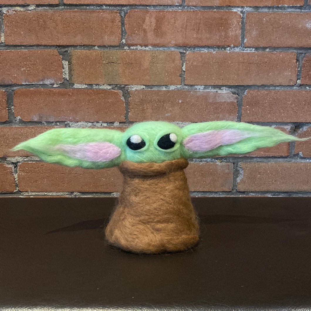 Handmade Baby Yoda Tree Topper